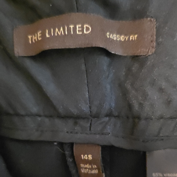 Lot Of 4 Limited Cassidy Black Boot Cut Pants Sz 14 Short. - Picture 3 of 14